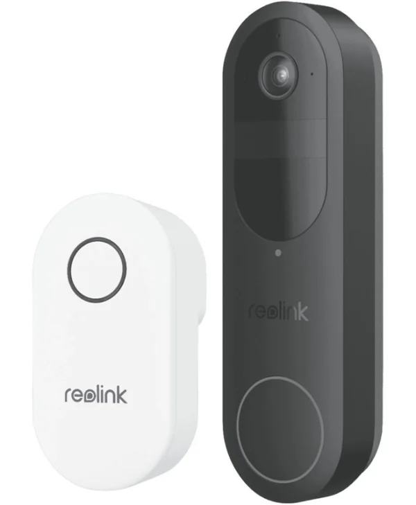 Reolink Κουδούνι Πόρτας Wi-Fi Μαύρο BWS2KDB