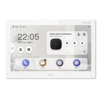 Hikvision Μόνιτορ Θυροτηλεόρασης για 10 Διαμερίσματα DS-KH9310-WTE1(B)