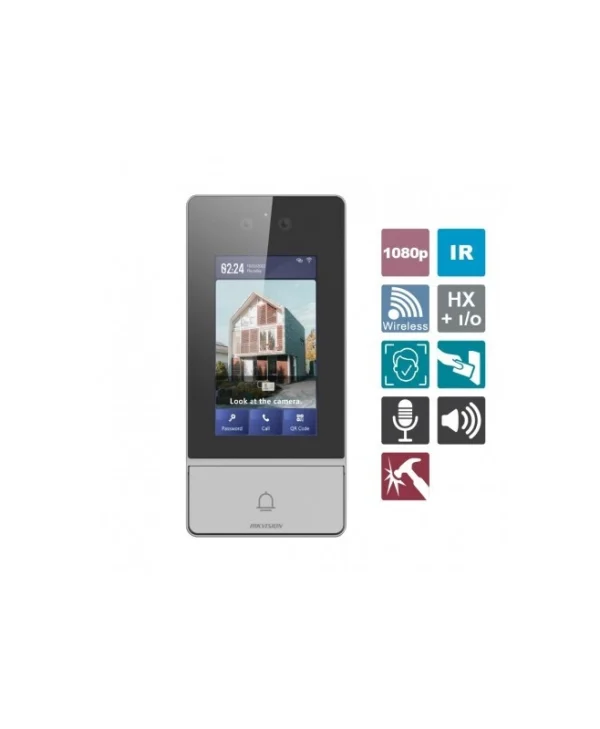 Hikvision Σετ Θυροτηλεόρασης Wi-Fi / Bluetooth Μπλε 41814