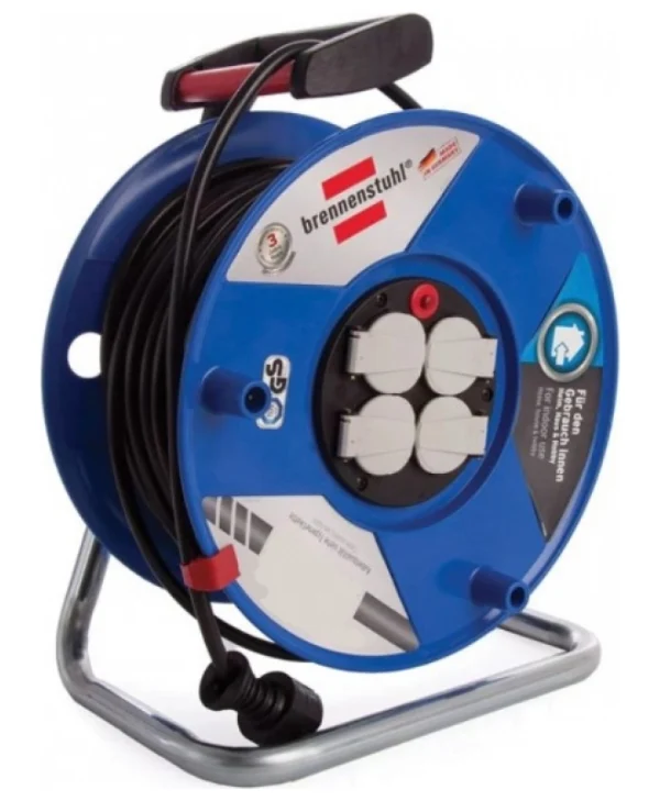 Brennenstuhl BCR3025 Μπαλαντέζα Καρούλι 4 Θέσεων με Καλώδιο 25m Διατομή 3 x 1.5mm² και Γείωση 1215056