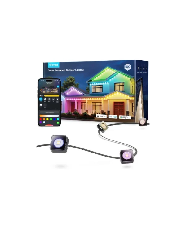 Govee Αδιάβροχη Smart Ταινία LED Wi-Fi RGBW Φως 30m H705E311