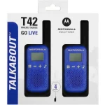 Motorola Talkabout T42 Ασύρματος Πομποδέκτης PMR με Μονόχρωμη Οθόνη Σετ 2τμχ Σε Μπλε Χρώμα 5031753007508 - Image 3