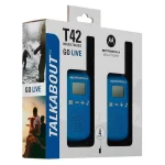 Motorola Talkabout T42 Ασύρματος Πομποδέκτης PMR με Μονόχρωμη Οθόνη Σετ 2τμχ Σε Μπλε Χρώμα 5031753007508 - Image 5