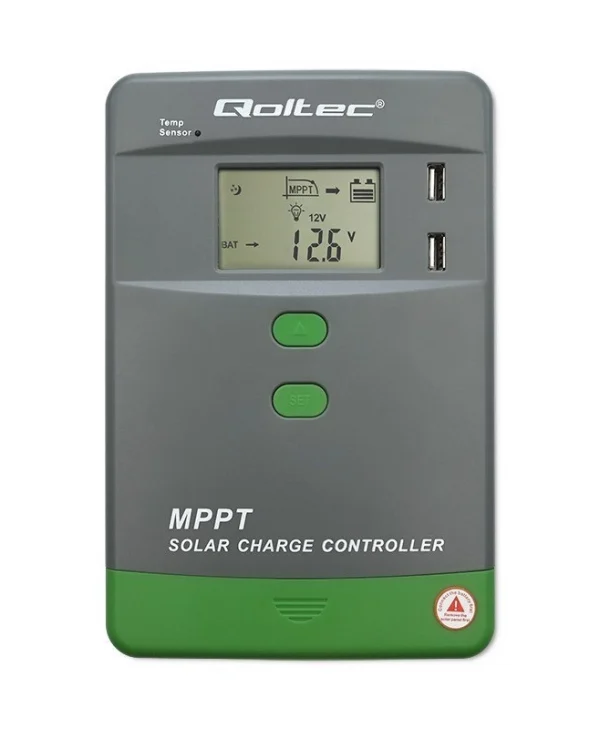 Qoltec Ρυθμιστής Φόρτισης MPPT 30A 53662