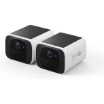 Eufy Σύστημα Παρακολούθησης SoloCam S220 2 Ασύρματων Καμερών IP 4MP E8134321