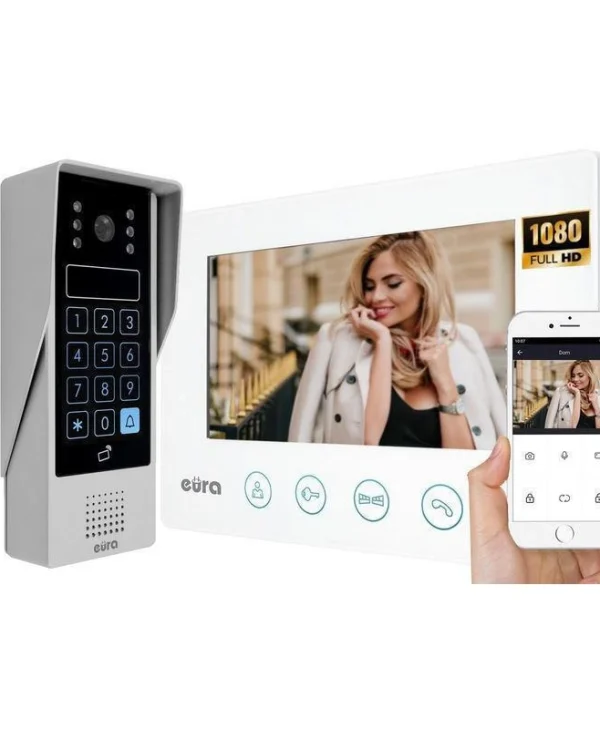 Delta VDP-90A3 Σετ Θυροτηλεόρασης Wi-Fi Λευκό