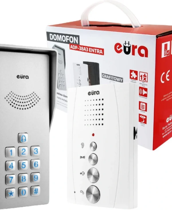 Eura Μπουτονιέρα για Θυροτηλέφωνο ADP-38A3 ENTRA