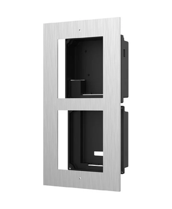 Hikvision DS-KD-ACF2/S Πρόσοψη για Μπουτονιέρα Θυροτηλεφώνου για Χωνευτή Τοποθέτηση 2 Module 7480056