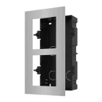 Hikvision DS-KD-ACF2/S Πρόσοψη για Μπουτονιέρα Θυροτηλεφώνου για Χωνευτή Τοποθέτηση 2 Module 7480056 - Image 2