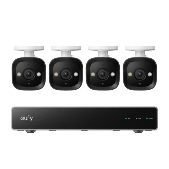 Eufy Σύστημα Παρακολούθησης NVR PoE E40 4 Ασύρματων Καμερών IP 8MP με Καταγραφικό E8P00321