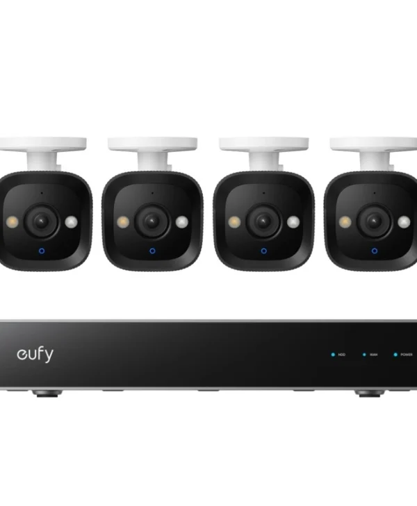 Eufy Σύστημα Παρακολούθησης NVR PoE E40 4 Ασύρματων Καμερών IP 8MP με Καταγραφικό E8P00321