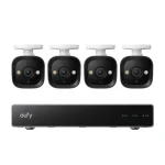 Eufy Σύστημα Παρακολούθησης NVR PoE E40 4 Ασύρματων Καμερών IP 8MP με Καταγραφικό E8P00321 - Image 2