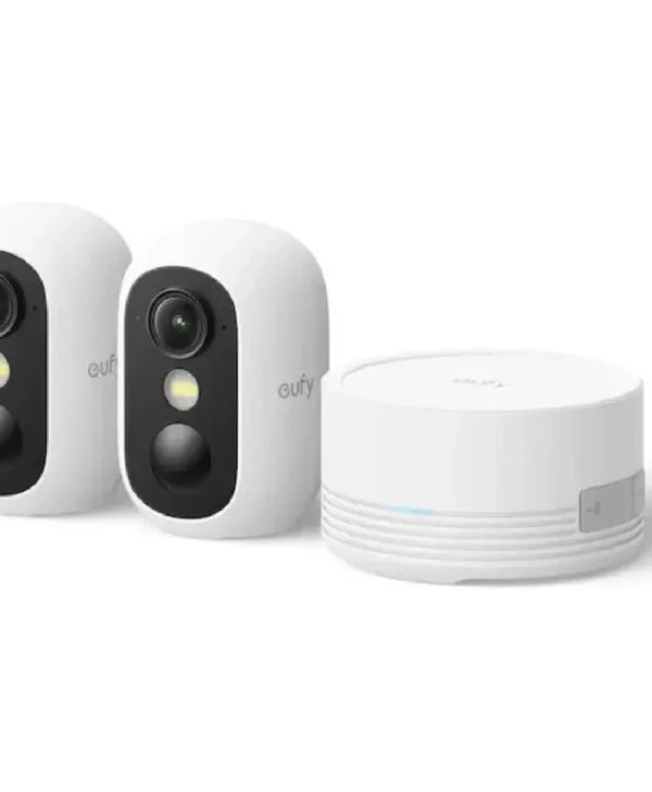 Eufy Σύστημα Παρακολούθησης EufyCam 2 Ασύρματων Καμερών IP 1080p με Control Hub E8110429