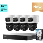 Eufy Σύστημα Παρακολούθησης S4 Max 4 Καμερών IP 8MP με Καταγραφικό NVR & Σκληρό Δίσκο 2TB E8E00322