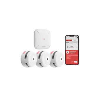 X-Sense Αυτόνομος Ανιχνευτής Καπνού X-SENSE-FS31-3-1-RF-RAUCHMELDER-SET-MIT-GATEWAY