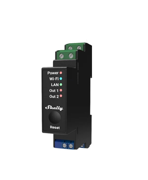Shelly Wave Pro 2pm Διακόπτης Ράγας WiFi 230V 16A 3800238071974