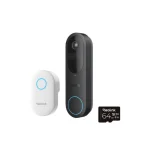 Reolink Ασύρματο Κουδούνι Πόρτας Wi-Fi Συμβατό με Alexa Λευκό D340B