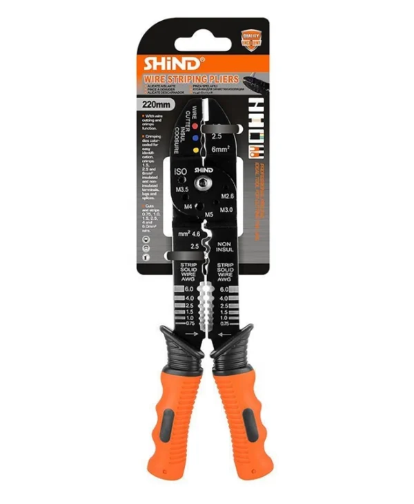 Shind Απογυμνωτής Καλωδίων με Μήκος 220mm SHI-94080