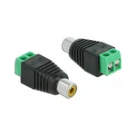 DeLock Adapter RCA female to Terminal Block 2 pin (65418) - Image 2