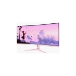 Arozzi Nova Ultrawide VA Curved Gaming Monitor 34" QHD 3440x1440 165Hz με Χρόνο Απόκρισης 4ms GTG AZ-NO-34T2K165-PNK - Image 2
