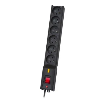 Lestar Lx 610 G-a Πολύπριζο 6 Θέσεων με Διακόπτη και Καλώδιο 5m LX 610 G-A K.:CZ 3.0M