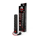Acar F5 Πολύπριζο Aσφαλείας 5 Θέσεων με USB-A και Καλώδιο 10m W2301 - Image 2
