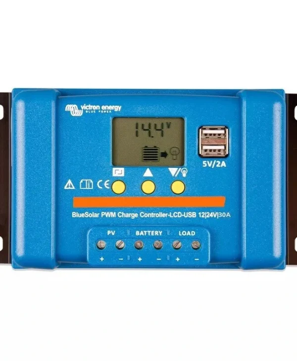 Victron Energy Bluesolar Pwm-lcd&usb 12/24v-30a SCC010030050