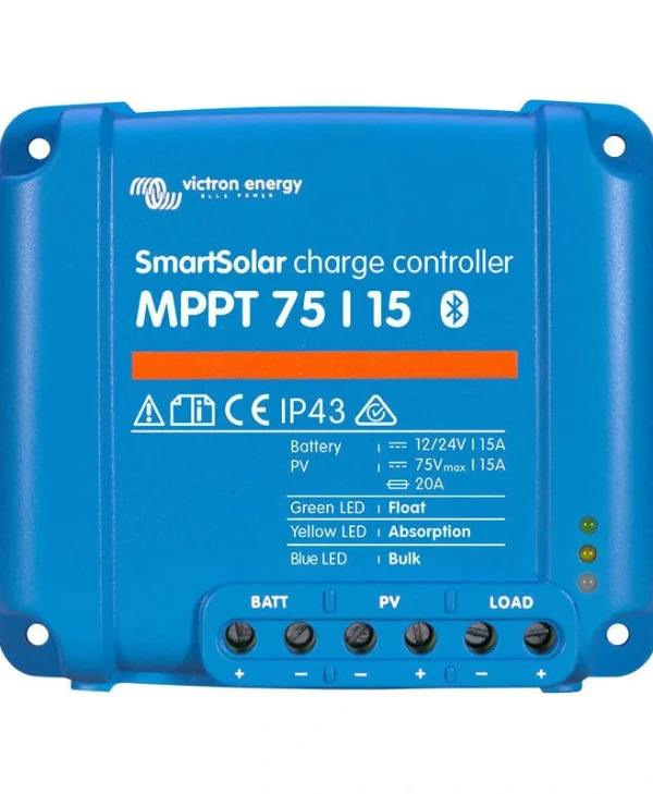 Victron Energy SmartSolar MPPT 75/15 Ρυθμιστής Φόρτισης 24V 15A SCC075015060R