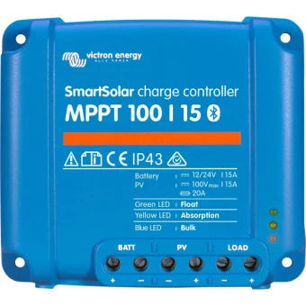Victron Energy SmartSolar MPPT 100/15 Ρυθμιστής Φόρτισης 24V 15A SCC110015060R