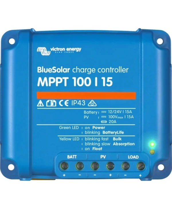 Victron Energy BlueSolar MPPT 100/15 Ρυθμιστής Φόρτισης 24V 15A SCC010015200R