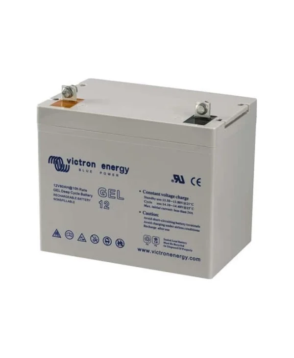 Victron Energy Μπαταρία Φωτοβολταϊκών GEL Κλειστού Τύπου Βαθειάς Εκφόρτισης 12V 60Ah C20 (BAT412550104)