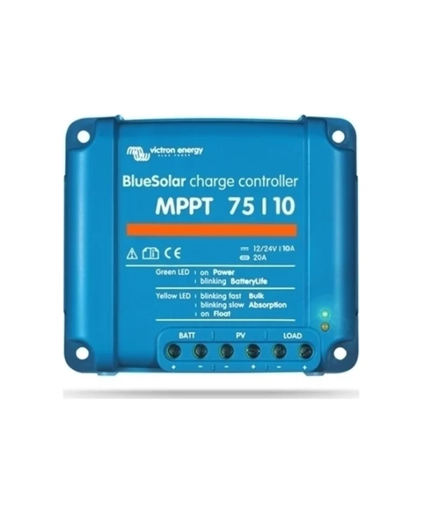 Victron Energy BlueSolar MPPT 75/10 Ρυθμιστής Φόρτισης 24V 10A SCC010010050R