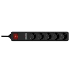 Gembird Πολύπριζο 5 Θέσεων με USB-A και Καλώδιο 1.5m SPG5-U2-5-02 - Image 2
