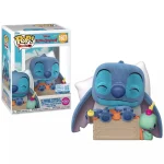 Funko Pop! Animation: Lilo & Stitch - Sleeping Stitch 1607 Flocked Special Edition 88212 - Image 3