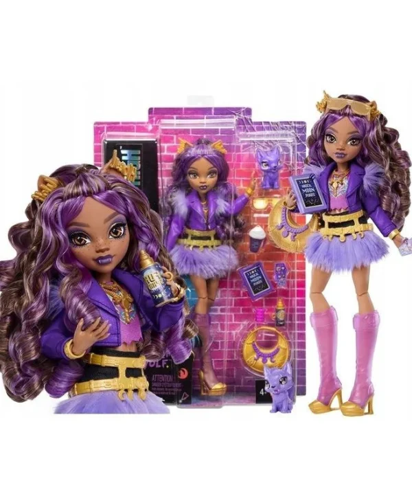 Mattel Clawdeen Wolf Κούκλα για 4+ Ετών JHK30