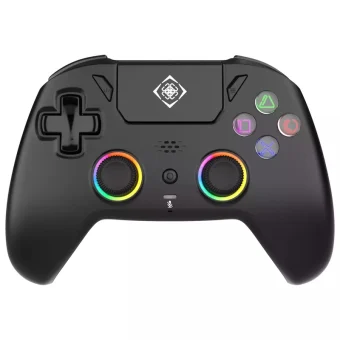 Deltaco Ασύρματο Gamepad για PS5 / PC / Android / iOS Μαύρο GAM-189