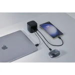 Intenso Φορτιστής GaN με Θύρα USB-A και Θύρα USB-C και Καλώδιο USB-C 65W Μαύρος (7806520) - Image 11