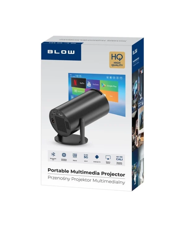 Blow 79-705 Mini Projector LCD Λάμπας LED με Wi-Fi και Ενσωματωμένα Ηχεία 79-705#