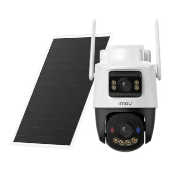 Imou IPC-SA70F-10M0T2-EU/FSP008 IP Dual Κάμερα Παρακολούθησης Wi-Fi/4G 5+5MP Αδιάβροχη Μπαταρίας με Αμφίδρομη Επικοινωνία και Φακό 3.6mm