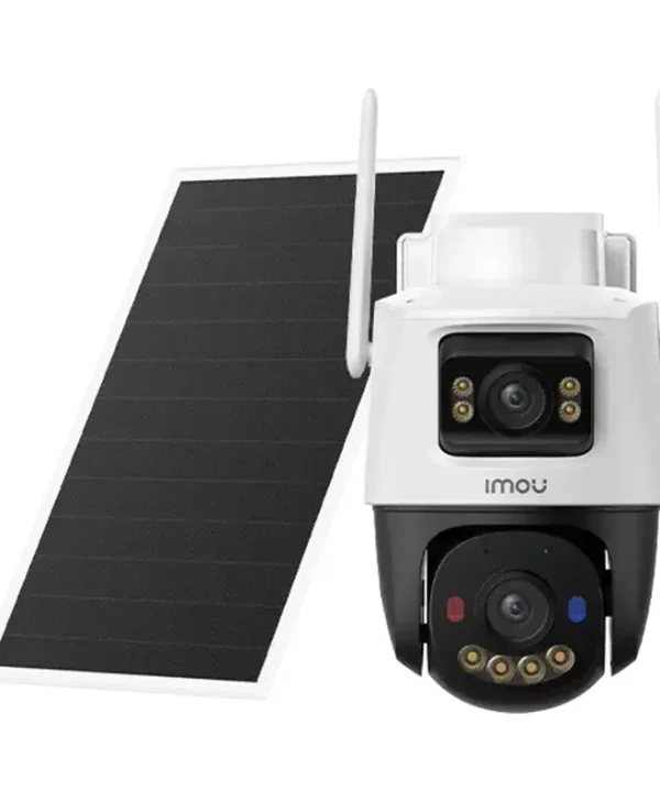 Imou IPC-SA70F-10M0T2-EU/FSP008 IP Dual Κάμερα Παρακολούθησης Wi-Fi/4G 5+5MP Αδιάβροχη Μπαταρίας με Αμφίδρομη Επικοινωνία και Φακό 3.6mm