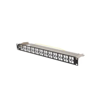 Lanberg Patch Panel 48port Keystone Black Ppks-1248-b PPKS-1248-B