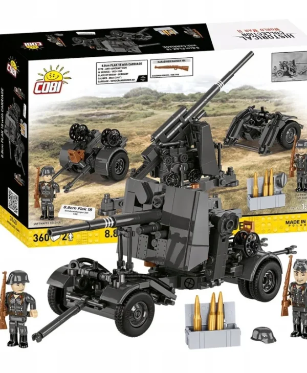 Puzzle Cobi Klocki Building Blocks 8.8 Cm Tank Trailer 360 Pieces COBI-3140