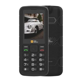 AGM M9 Dual SIM Ανθεκτικό Κινητό με Μεγάλα Κουμπιά (Ελληνικό) Μαύρο AGM_M9LTE_EU002B