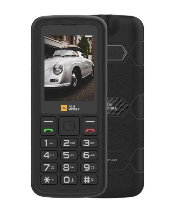 AGM M9 Dual SIM Ανθεκτικό Κινητό με Μεγάλα Κουμπιά (Ελληνικό) Μαύρο AGM_M9LTE_EU002B