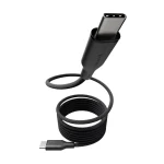 Empower by PanzerGlass Magnetic USB 2.0 Cable USB-C male - USB-C 240W Μαύρο 1.5m EM68208
