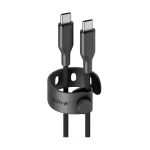 Empower by PanzerGlass USB 2.0 Cable USB-C male - USB-C 60W Μαύρο 2m EM94057