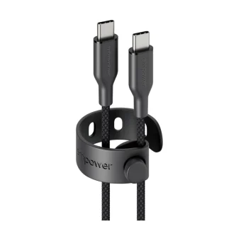 Empower by PanzerGlass USB 2.0 Cable USB-C male - USB-C 60W Μαύρο 2m EM94057