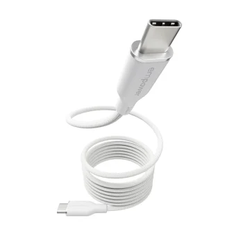 Empower by PanzerGlass Magnetic USB 2.0 Cable USB-C male - USB-C 240W Λευκό 1.5m EM84572