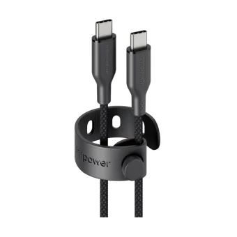 Empower by PanzerGlass USB 2.0 Cable USB-C male - USB-C 240W Μαύρο 1.2m EM64861
