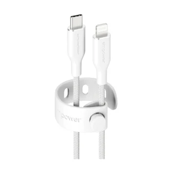 Empower by PanzerGlass USB-C to Lightning Cable 60W Λευκό EM41725